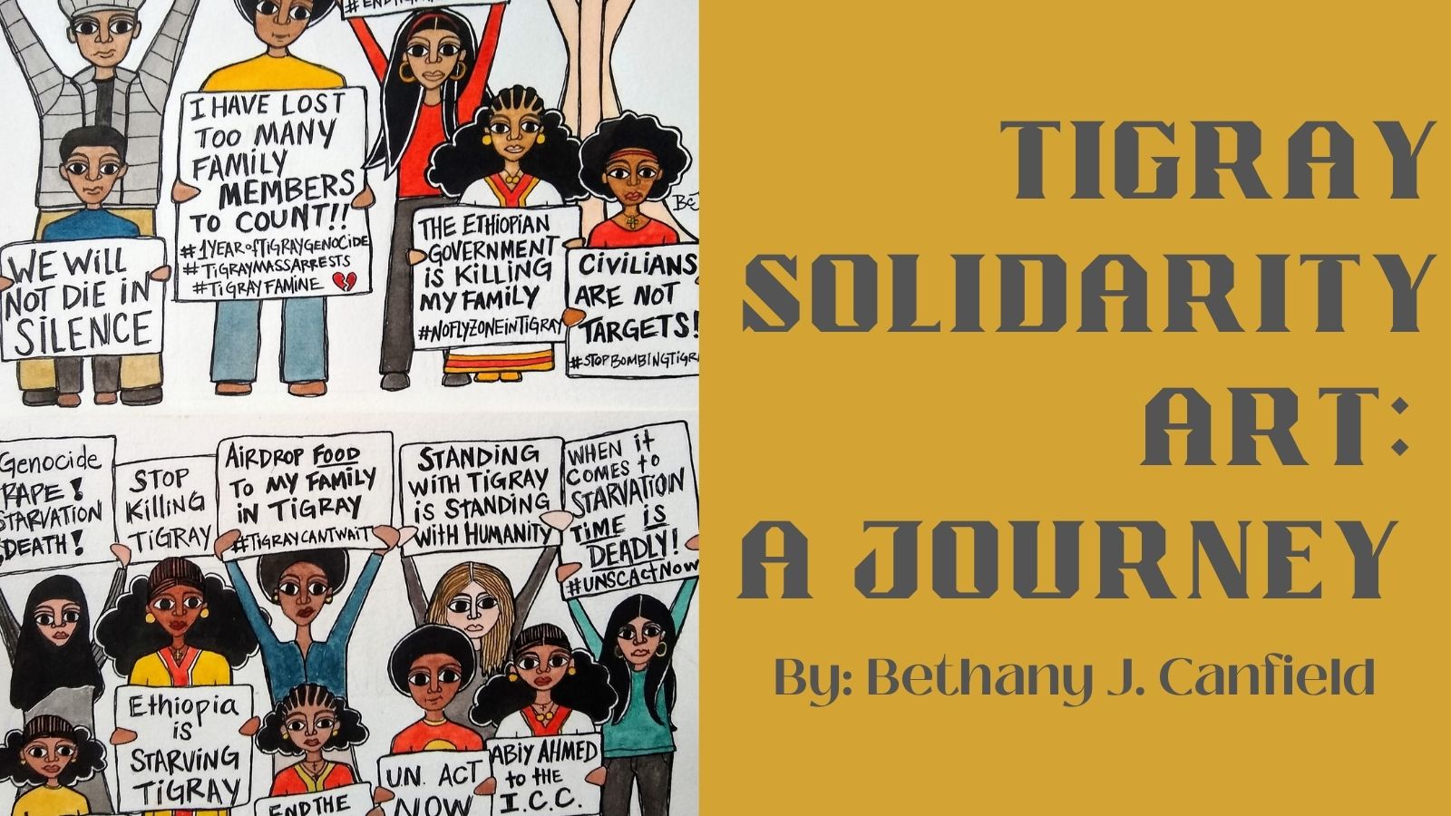 Tigray Solidarity Art: A Journey